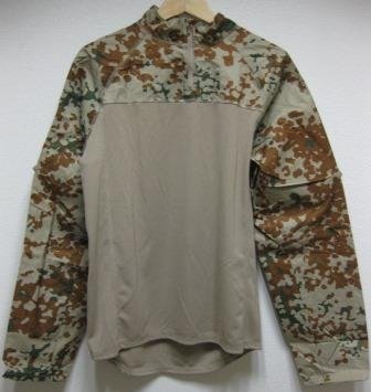 Kampskjorte i dansk ørkencamouflage – brugt
