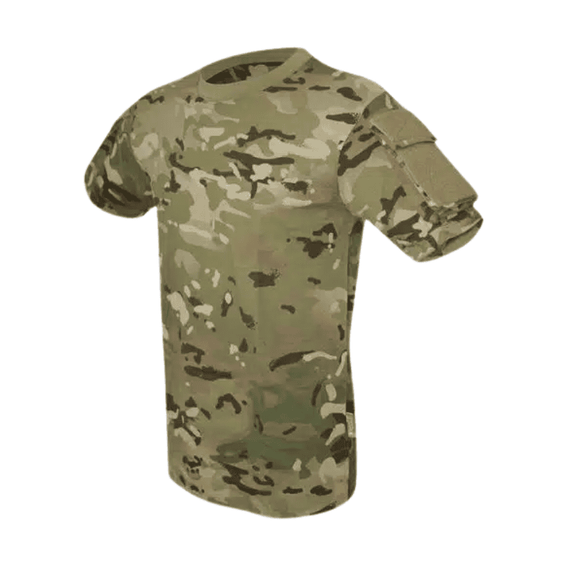 T-shirt i militær camouflage