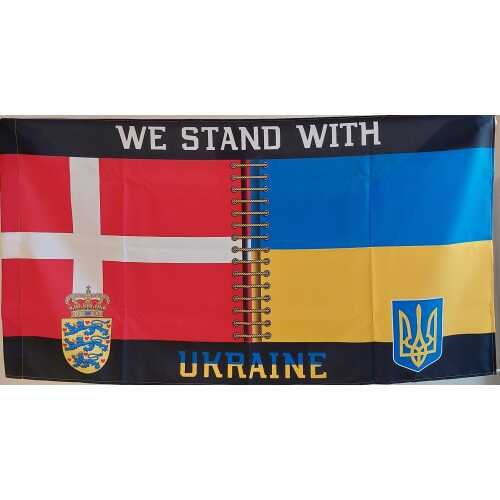 Stand With Ukraine – støttesalg af flag
