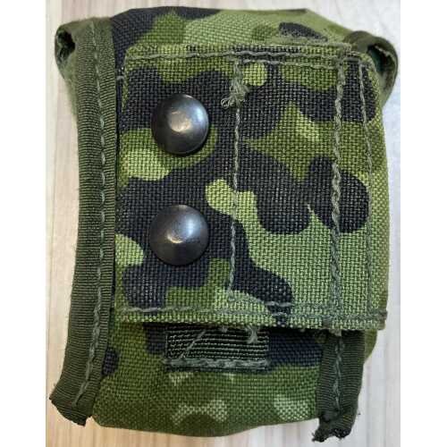 Taske til enkeltmandsforbinding – m/84 camouflage – brugt