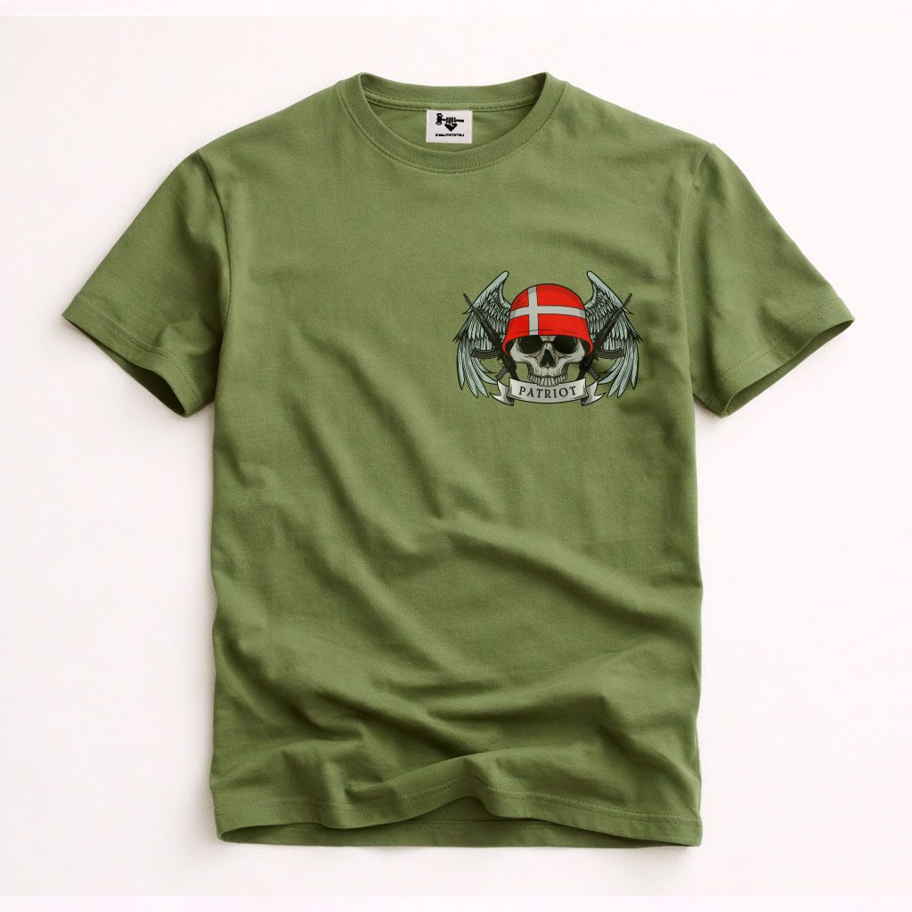 Armywear T-shirt – Danish Patriot Military Design | 100% Bomuld